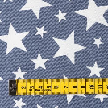 Hilco Jeans Jeany Stars Sterne blau weiß